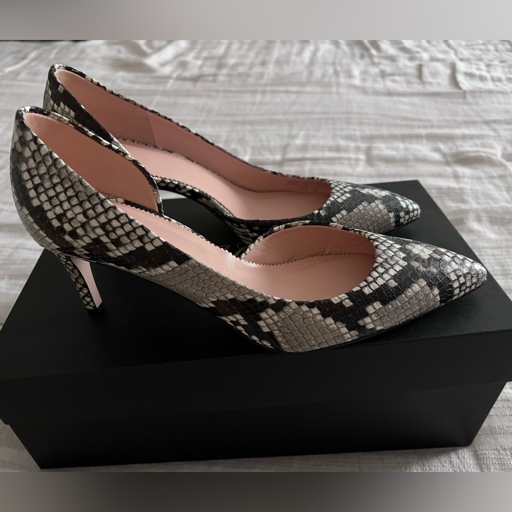 JCrew colette Pump in Snake 7US New